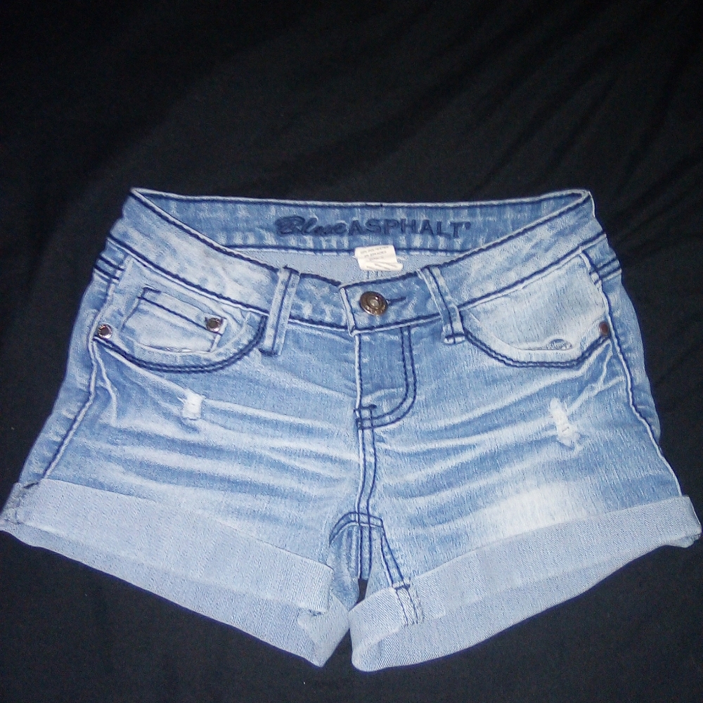 Denim shorts